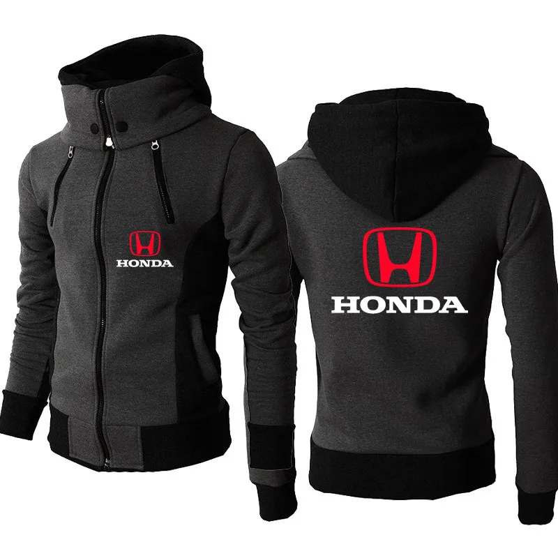 

Honda car logo printing 2021New Hot sale Men's Hoodies Jackets Fashion casual Warm Men's jacket top Autumn Winter Streetwear