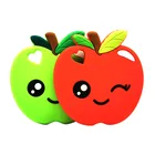 Детские Прорезыватели для зубов Apple, Силиконовые Прорезыватели для зубов, бусины для детского здоровья