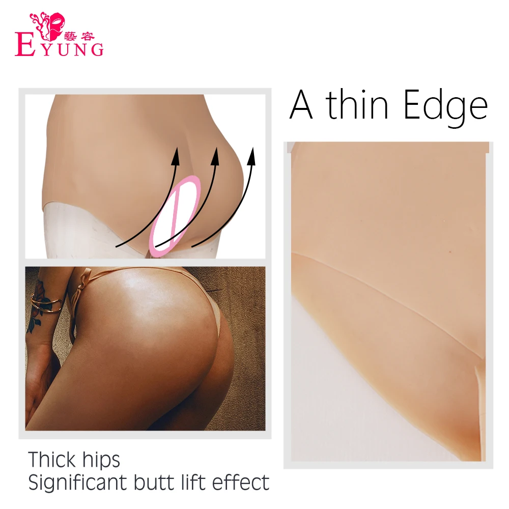 Eyung Силиконовые Реалистичные трусики Вагина Трансвестит настоящая киска