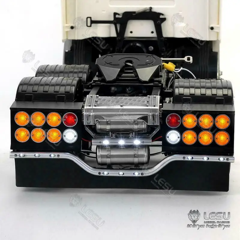 Металлический задний фонарь LESU светодиодный 1/14 TAMIYA RC Scania R620 R470 тракторный