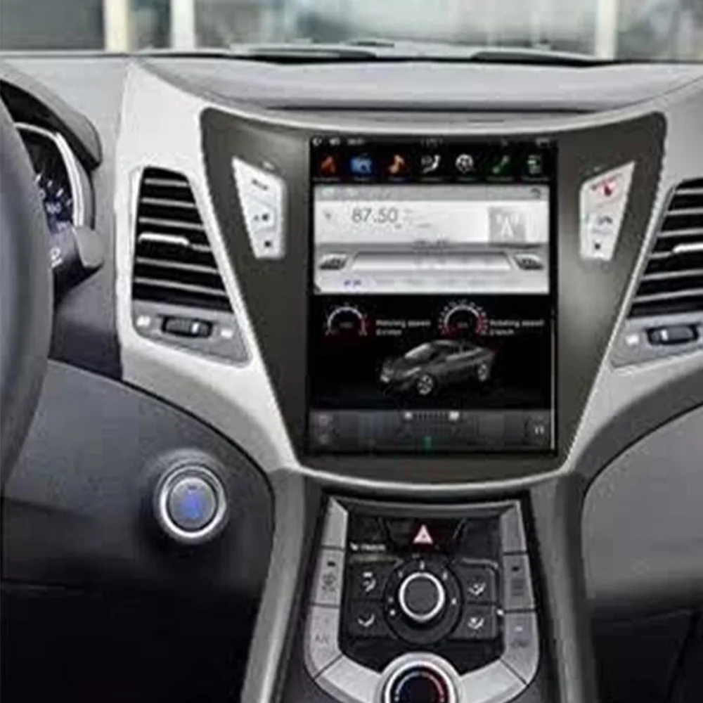 10 4 &quotTesla вертикальный экран Android 9 0 6 7 1 автомобильный dvd-плеер GPS навигация для HYUNDAI
