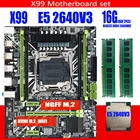 X99 H9 набор материнских плат с Xeon E5 2640 V3 LGA2011-3 2640V 3 CPU 16GB набор 2x8GB 2666MHz DDR4 память ECC REG