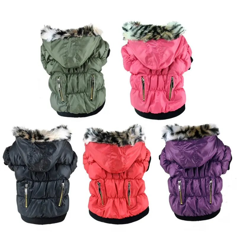 

Fashion Dog Hoodies Winter Pet Dog Coat Clothes Windproof Motorcycle Modeling Cotton Zipper Jacket Ropa Perro For Dogs Pets Supp