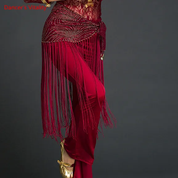 новый оптовый пояс для танца живота девочек танец хип-шарф сексуальная кисточка