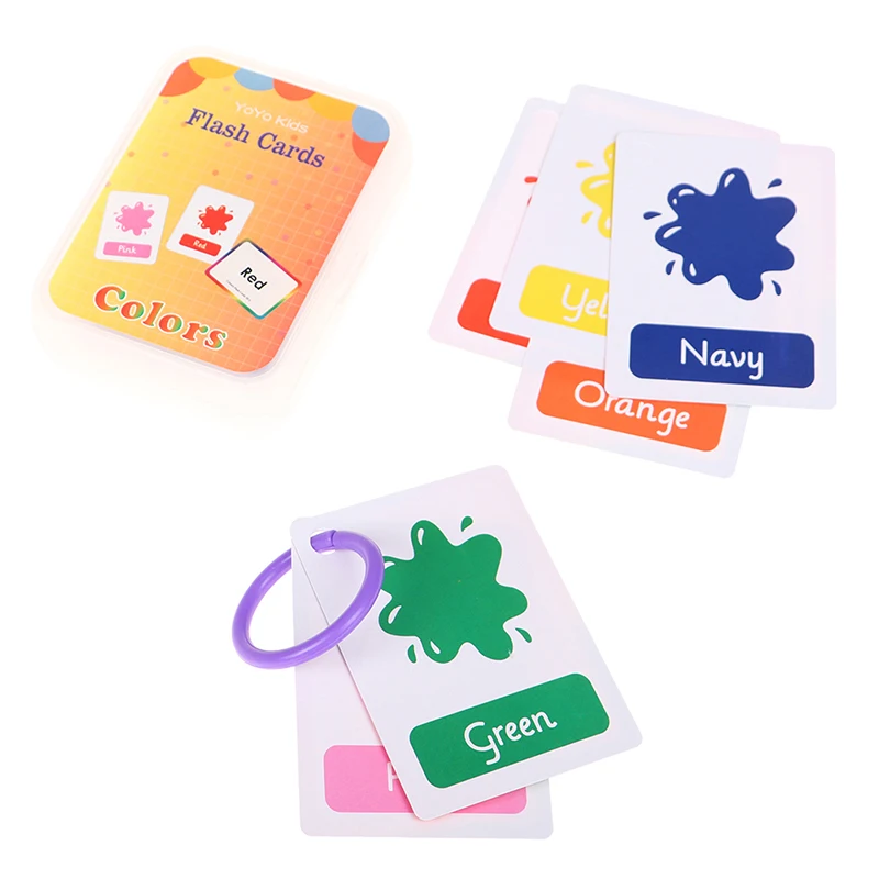 

Number Memory Training Early Learning English Flash Card Fruit Alphabet Shapes
