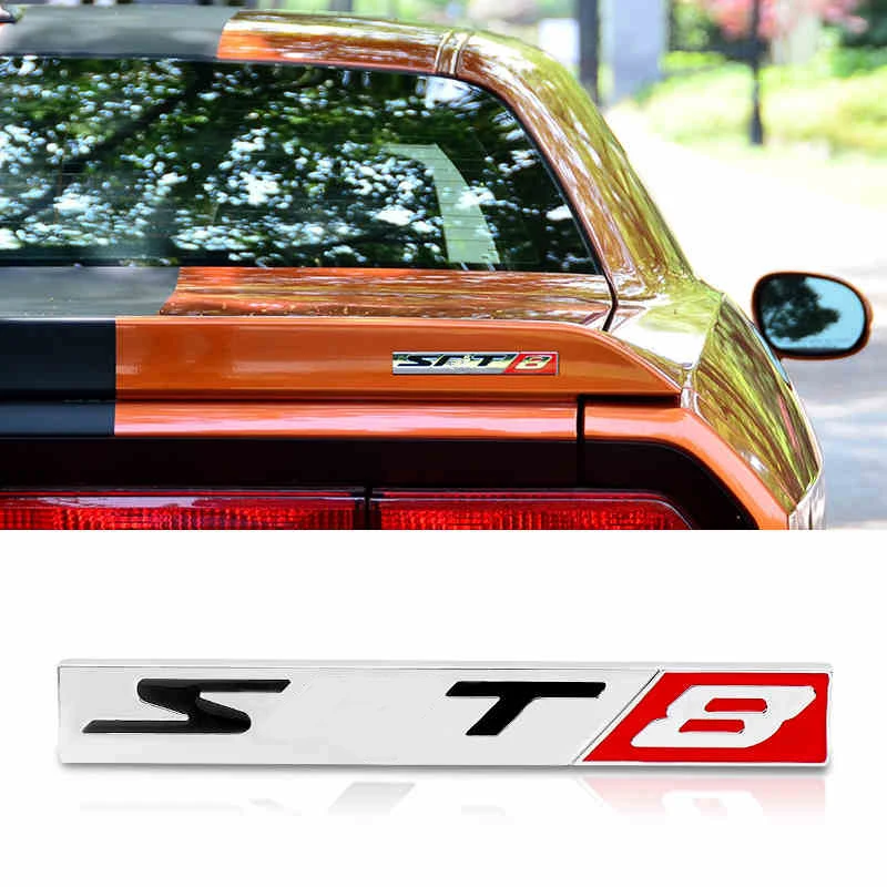 3d metal sxt6 sxt8 badge emblem stickers for dodge charger ram caliber journey sxt8 sxt6 srt6 srt8 car styling accessories free global shipping