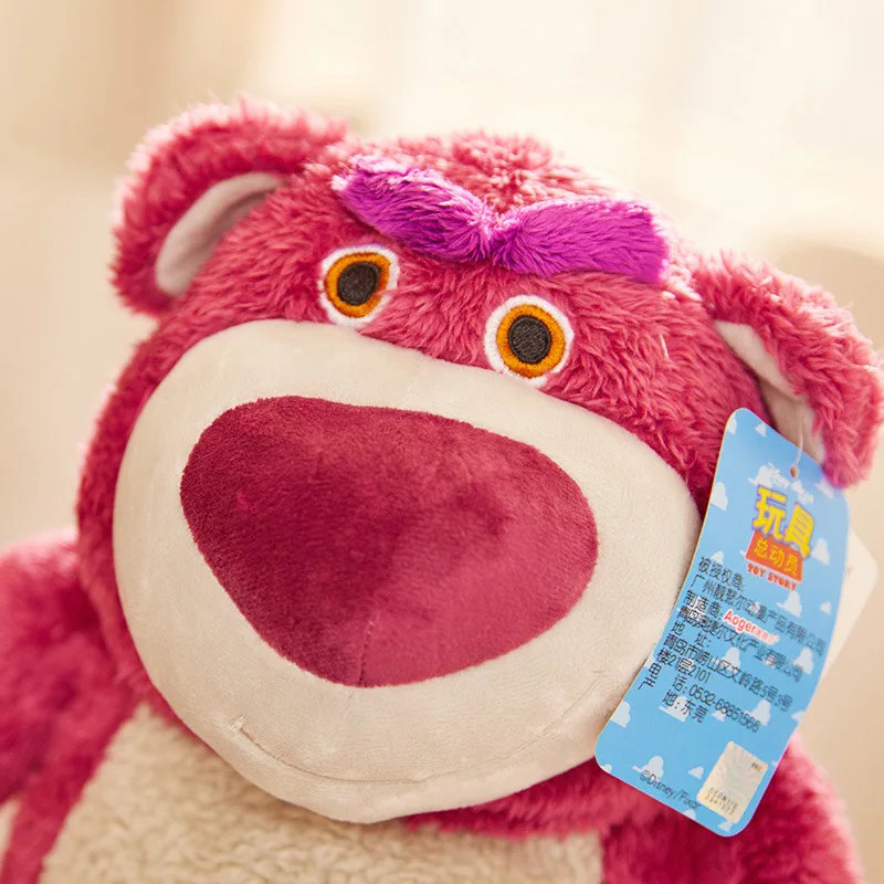 

Disney Pixar Losto Stuffed Toy 30-50cm Original Toy Story Strawberry Bear Stuffed Bear Super Soft Toy For With Strawberry Smell