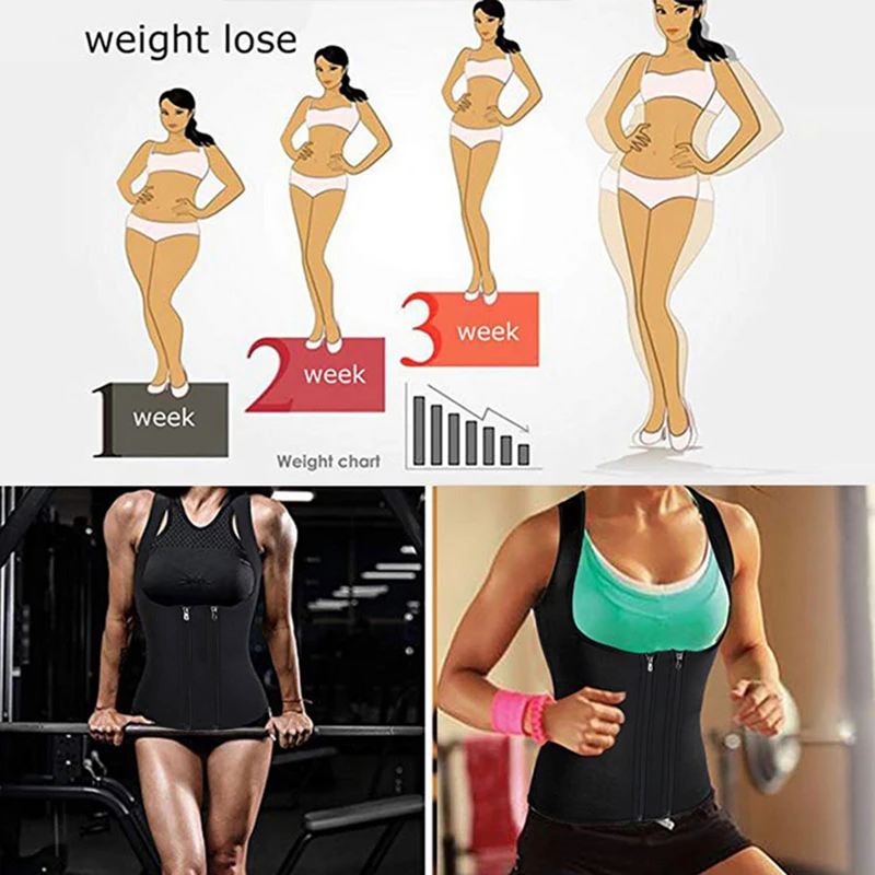 Женский Регулируемый облегающий боди на молнии спереди тренировочный жилет