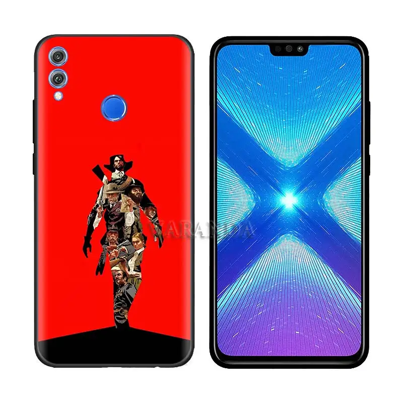 Чехол для Huawei Honor Play 3 3e 9X Pro 8S 8A 8X 8C 20 10 20i Lite черный силиконовый чехол телефона |