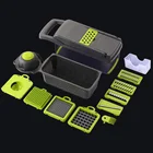 1 комплект Овощи Фрукты Slicer Терка для нарезки овощей тесак нож многофункциональный Картофелечистка морковь Терка сливная корзина Кухня инструмент