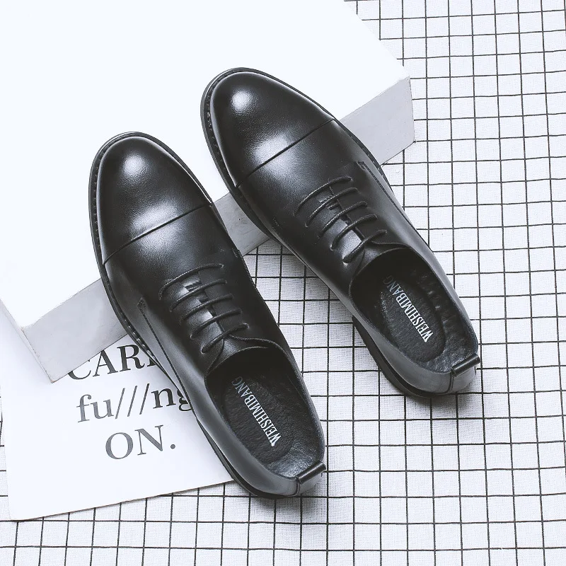 Новинка модные мужские классические броги свадебные деловые туфли со шнуровкой