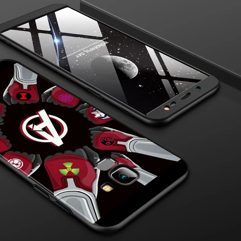 

Marvel Avengers A Logo For Samsung Galaxy J8 J7 Duo J6 J5 Prime J4 Plus J3 J2 Core 2018 2017 2016 TPU Silicone Black Phone Case