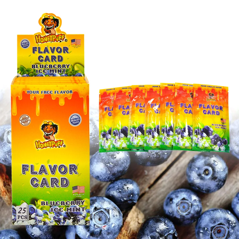 

HONEYPUFF flavor insert card Fruit Flavor Tablets For King Size Cigarette Rolling Paper Or Tobacco flavour card insert infusion
