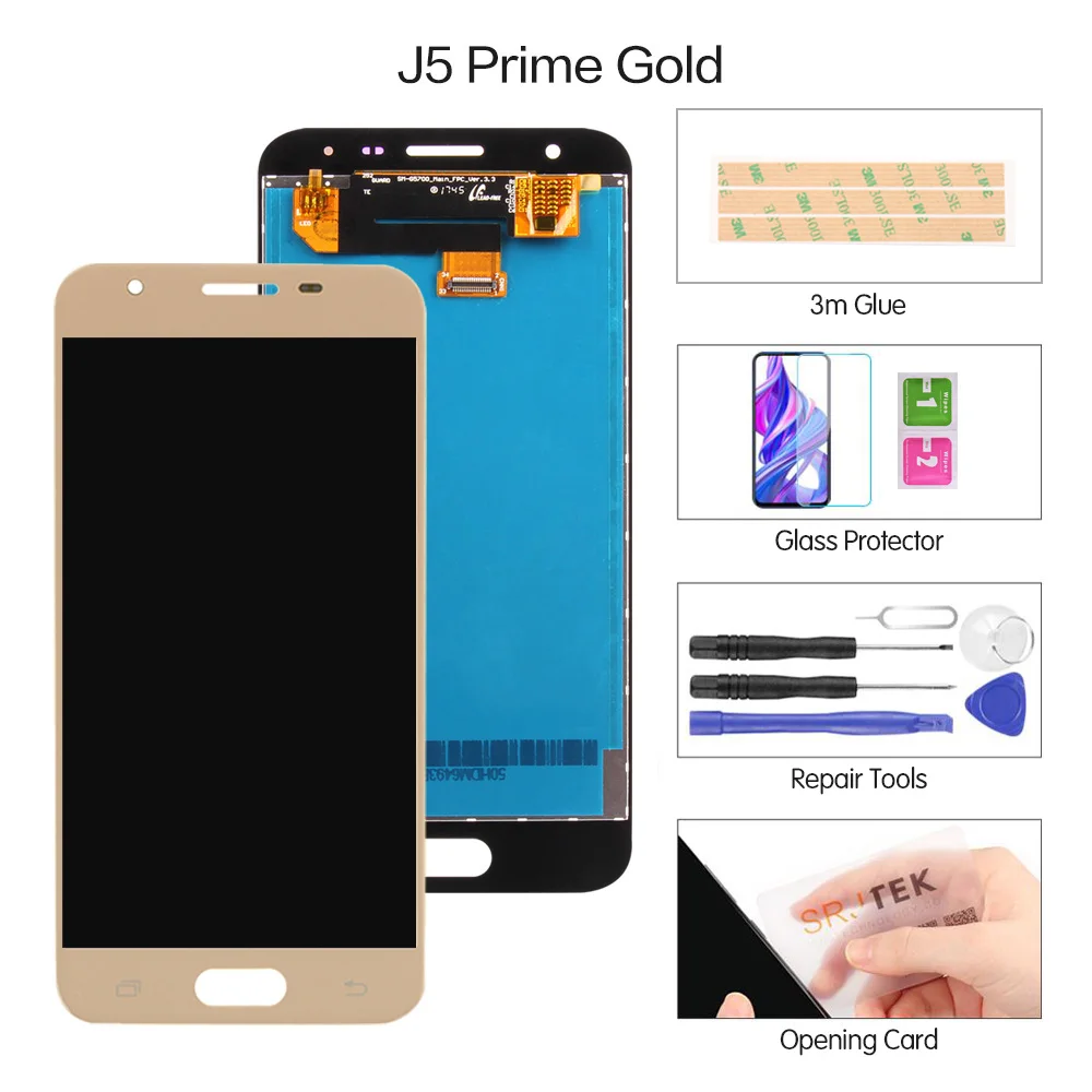 5,0 ''G570 ЖК-дисплей для SAMSUNG Galaxy J5 Prime сенсорный экран для SAMSUNG Galaxy On5 ЖК Galaxy J5 Prime - Цвет: J5 Prime Gold