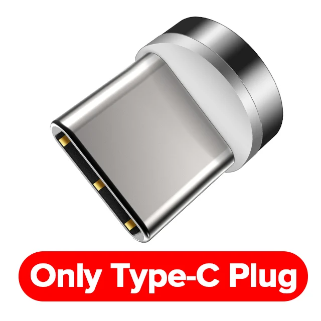 Магнитный Micro USB кабель для iPhone 11 Pro Max провод для быстрой зарядки usb type C L изгиб магнит провод мобильного телефона для samsung 3.0A - Цвет: Only Type C Plug