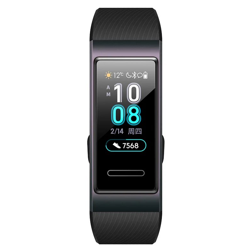 Умный Браслет huawei Band 3 Amoled с цветным сенсорным экраном и датчиком сердечного