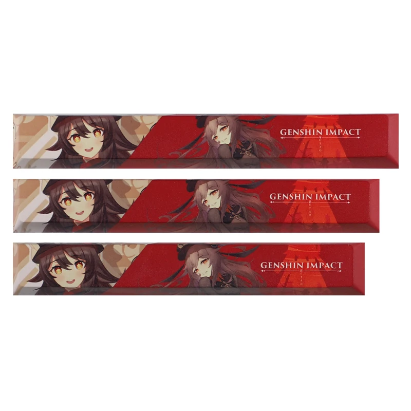 

Game Genshin Impact Keycaps Keyboard Decoration Beauty Hutao Space Bar Keycap Cool Man Game Player Fans Collection Gifts