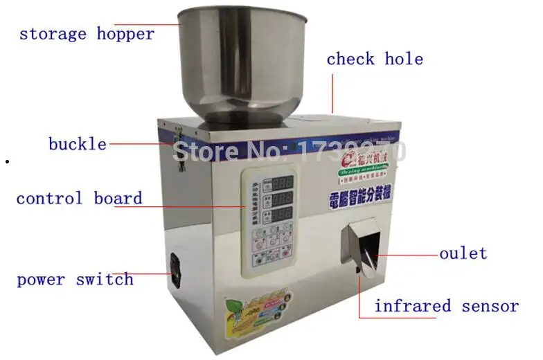 

1-100G High-Quality Filling Machine For Granule Powder And Drug Intelligent Racking Machine Automatic Weighting Packing Machine