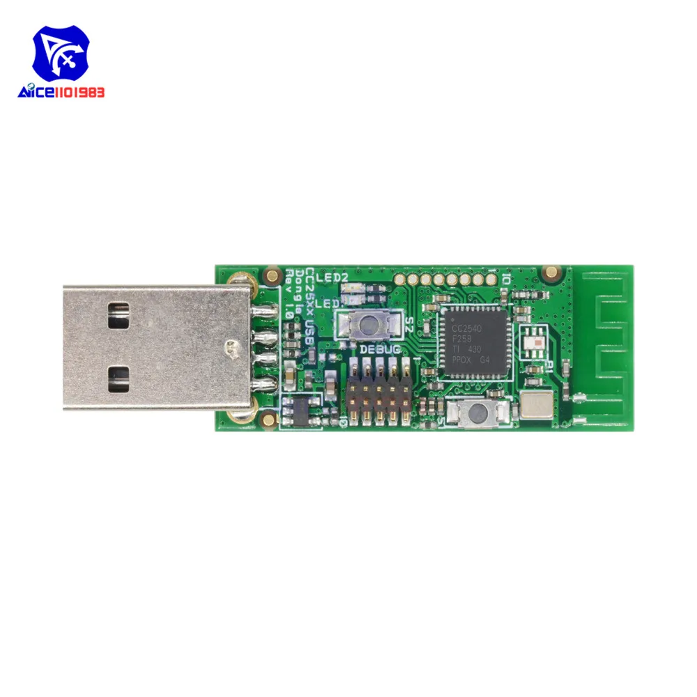 Diymore SmartRF04EB Bluetooth, Zigbee Simulator CC2531 CC2540 анализатор голой платы Zigbee Sniffer Программируемый разъем адаптера