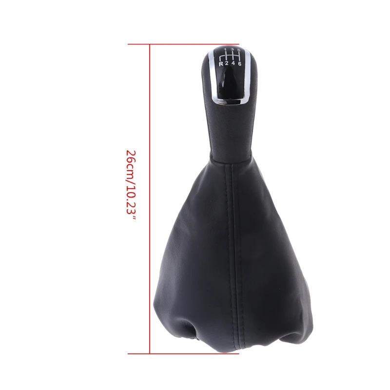 

6 Speed Car Gear Shift Lever Knob Gaiter Boot For Mercedes C-Class W203 S203