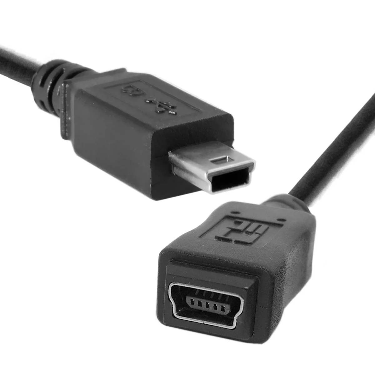 

0.5M 1.5M MINI USB 2.0 male to female extension cable for MP4 GPS camera