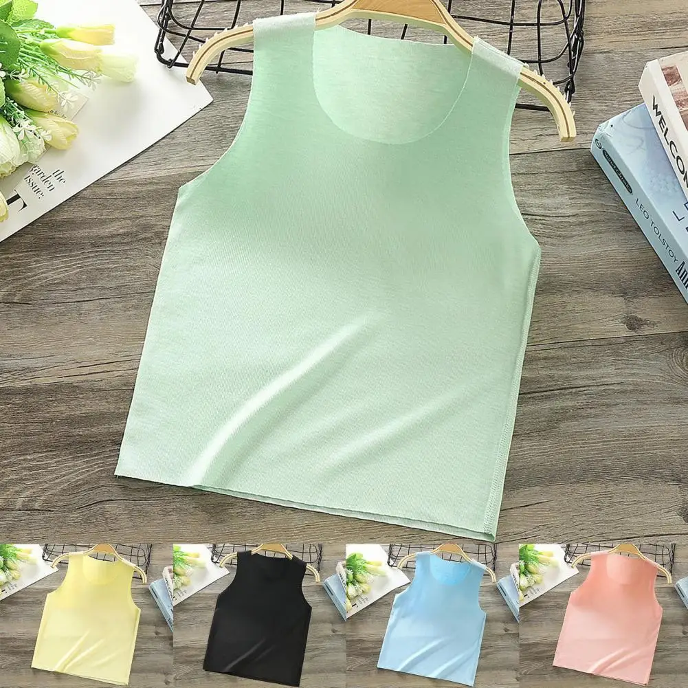 

7 Sizes Baby Shirt Solid Color All-match Breathable Kids Unisex Vest for Summer Modal Children's Clothing