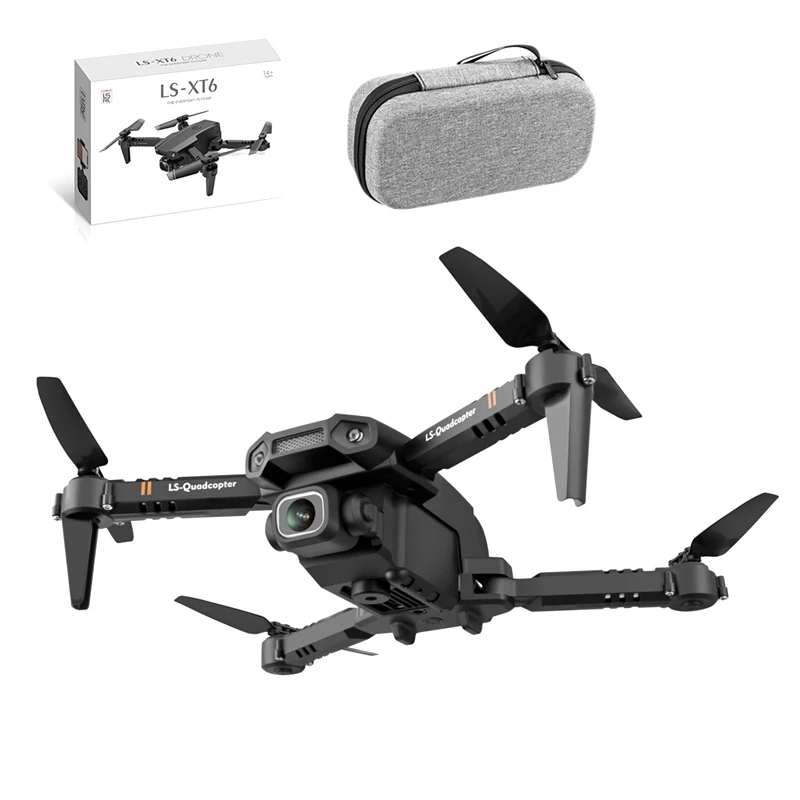 

New Mini Drone XT6 4K 1080P HD Camera WiFi Fpv Air Pressure Altitude Hold Foldable Drone