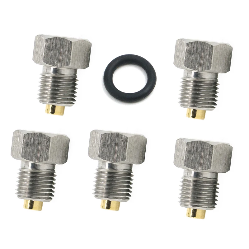 5 шт. магнитная сливная заглушка из нержавеющей стали для Harley Buell 60328 98B 98A|Гайки и