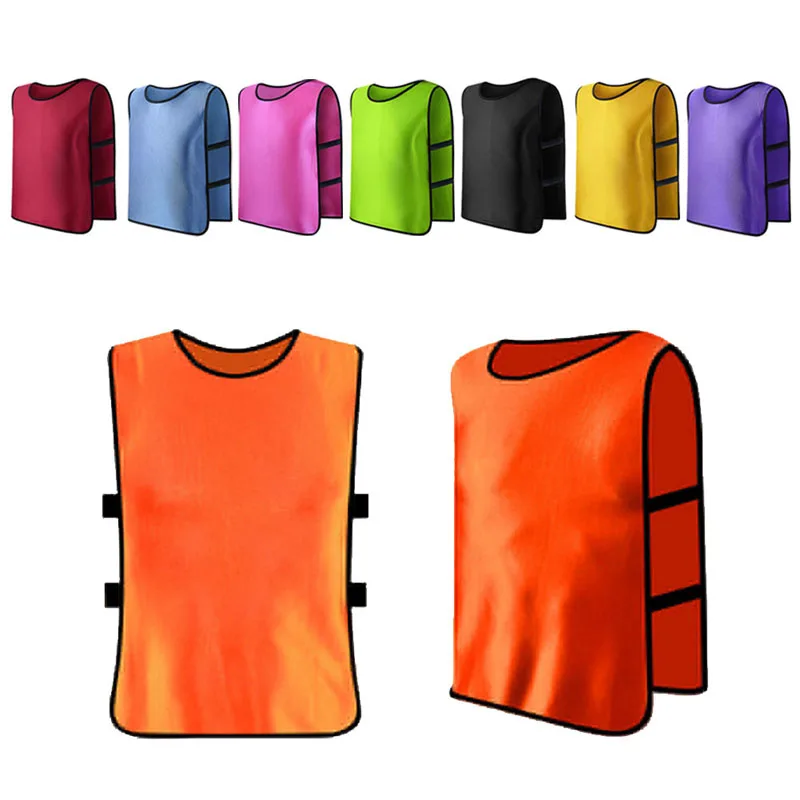

Children Kid Team Sports Football Soccer Training Pinnies Jerseys Train Bib Vest w01