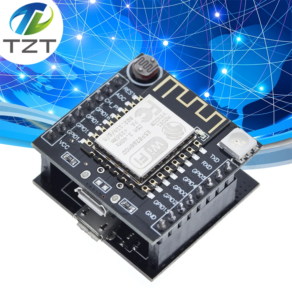 ESP8266 ESP 12F серийный Wi Fi модуль мини макетная плата для Arduino Nodemcu CH340 Micro USB Witty