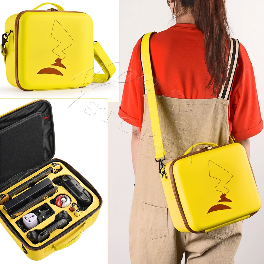 Cute Game Case For Nintendo Switch Animal Crossing Theme EVA Storage Carrying Hand Bag Nintendoswitch Pink Shell Portable Pouch |