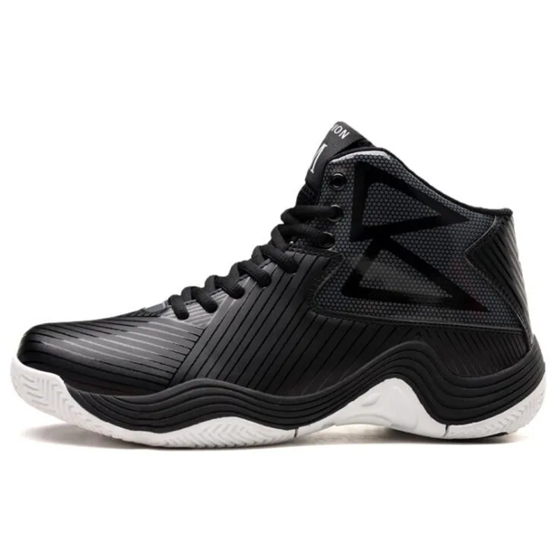 

Men's High-top Basketball Shoes Rubber Sole Sports Shoes Cushioning Basketball Sneakers Men's Outdoor Breathable Athletic Shoes