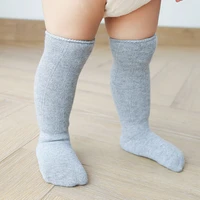 3pairslot 0 5 years long socks for newborn kids toddler childrens warm socks winter leggings baby boy girl socks solid color