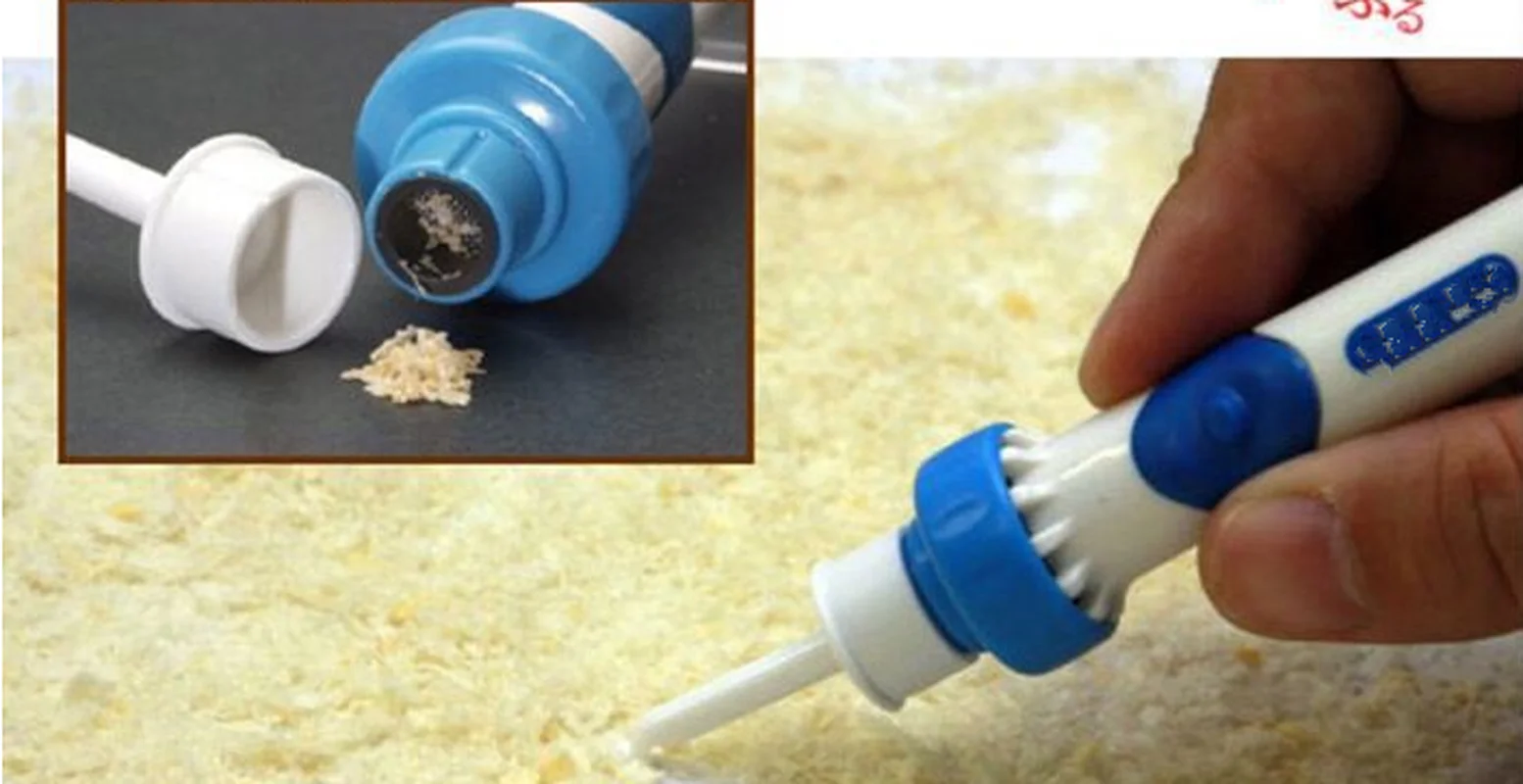 Синий Удобный беспроводной очиститель ушей электрический пылесос для