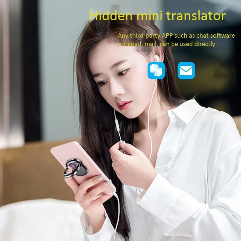 

Translator Voice Assistant Voice to Text Multi-Language ligent Voice Translation Long Standby Ring Model