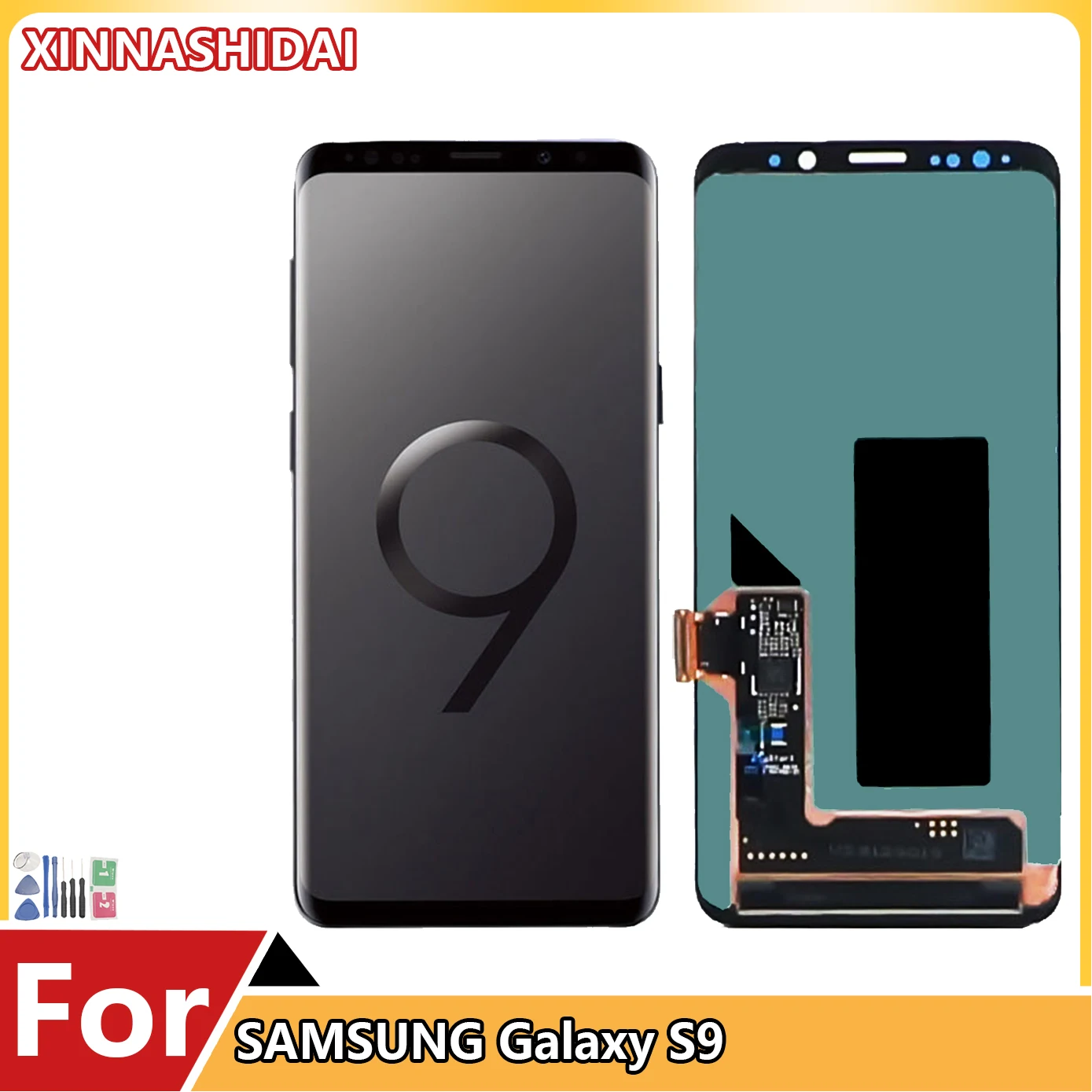 100% Оригинальный Super AMOLED дисплей для SAMSUNG Galaxy S9 ЖК-дисплей сенсорный экран дигитайзер S9 Plus G960 G965 запасные части