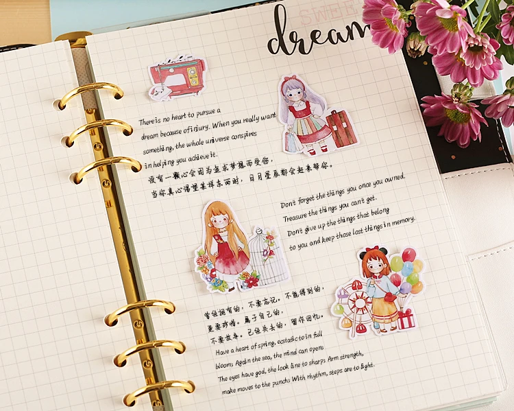 20 шт. детская мечта девочек Стикеры s ремесла и Скрапбукинг декоративная наклейка