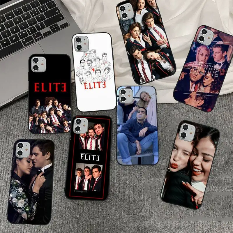 

Spanish TV series Elite Phone Case for iPhone 8 7 6S Plus X 5S SE 2020 XR 11 12 mini pro XS MAX