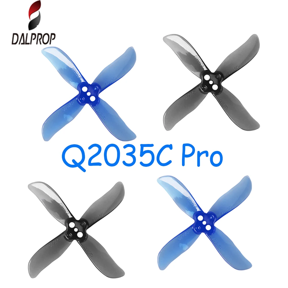 

8Pairs DALPROP CYCLONE 2 Inch Q2035C Pro 2035 4-blade Propeller CW CCW for RC Cine Whoop Drone FPV Racing