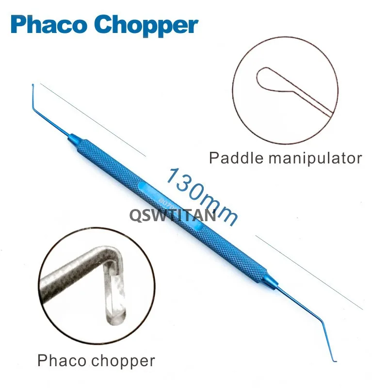 

Титановый шпатель Phaco Chopper, манипулятор, крючок sinskey, офтальмологические ветеринарные хирургические инструменты