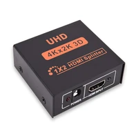 1 2021 in 2 out hdmi compatible splitter 4k 1x2 hdmi compatible display duplicatemirror powered splitter full hd 1080p