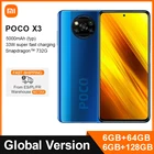 Смартфон Xiaomi POCO X3 NFC, экран Глобальная версия дюйма, 6 ГБ 64 Гб128 ГБ, процессор Snapdragon 732G, 64-мегапиксельная четырехъядерная камера дюйма, 6,67 Гц, 120 мАч