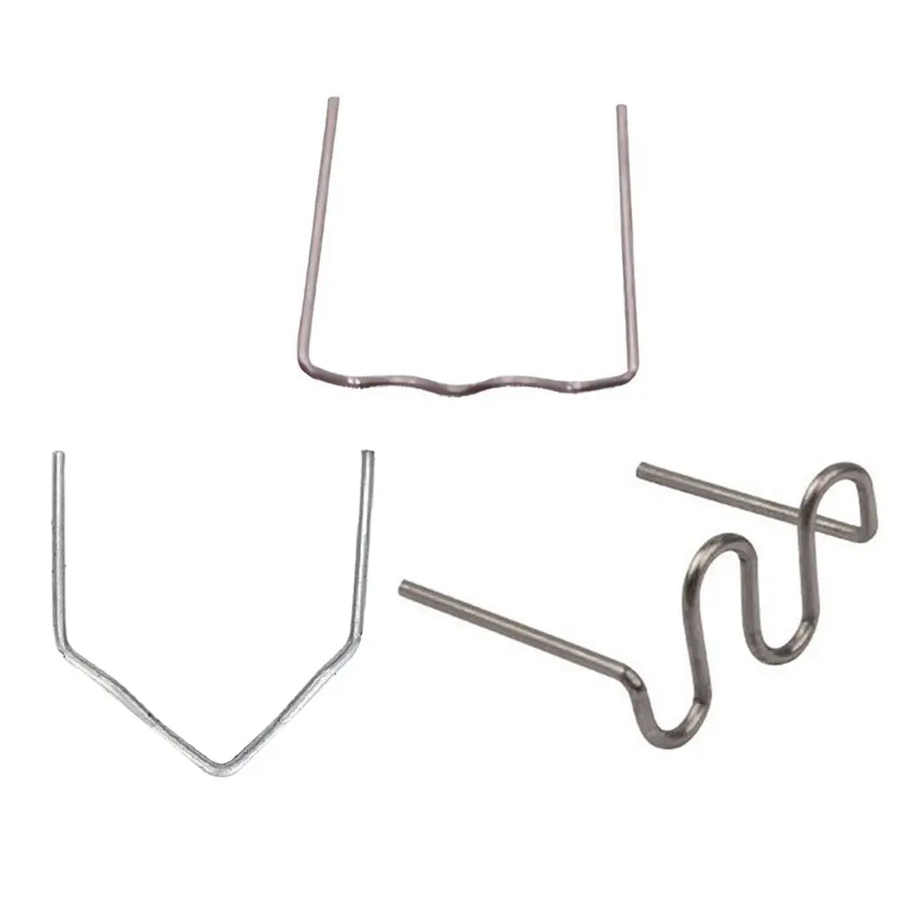 

100 шт. автомобильный пластиковый бампер сварочный аппарат ремонт гвоздей 0,8 мм нержавеющая сталь долговечный ремонтный станок для гвоздей т...