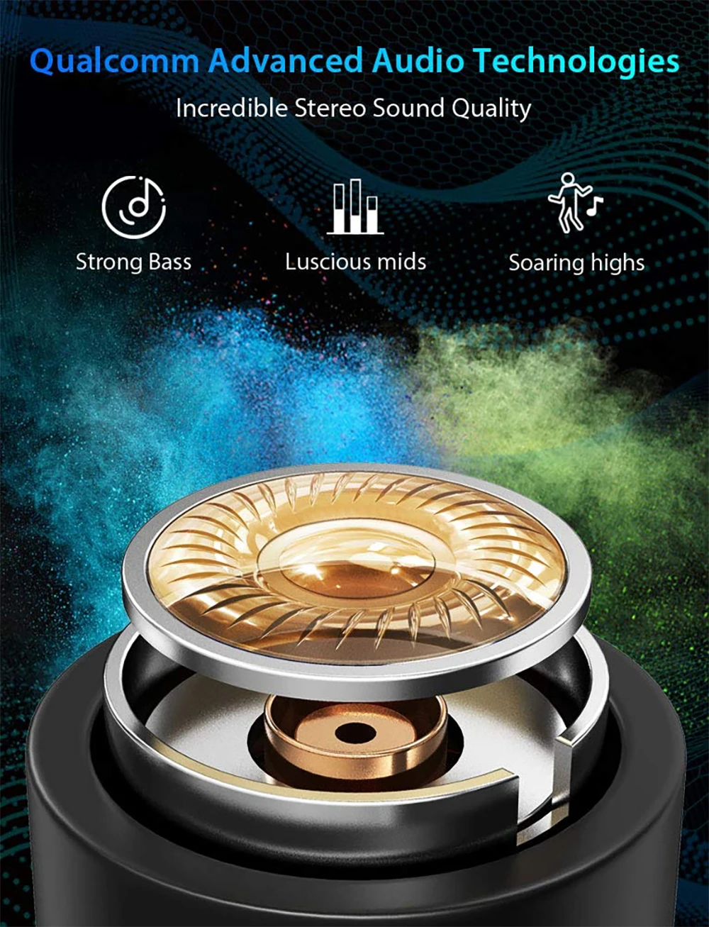 Tws камуфляжные беспроводные наушники 6D HIFI стерео Bluetooth 5,0 наушники Поддержка APTX AAC SBC вакуумные наушники микрофон вызов для XIaomi