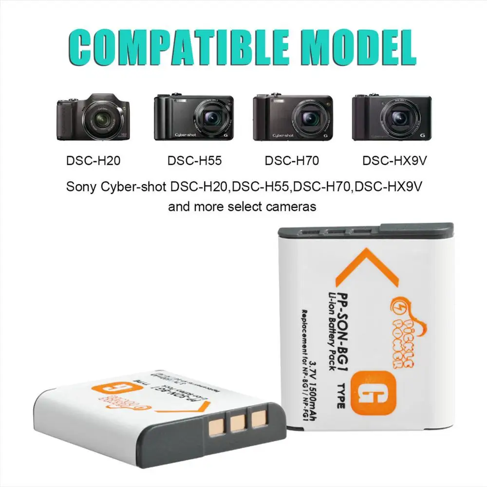1500mAh NP-BG1 NP BG1 NP-FG1 Battery+LED 3Slots Charger for SONY Cyber-shot DSC-H3 DSC-H7 DSC-H9 DSC-H10 DSC-H20 DSC-H50 DSC-H55 - купить по