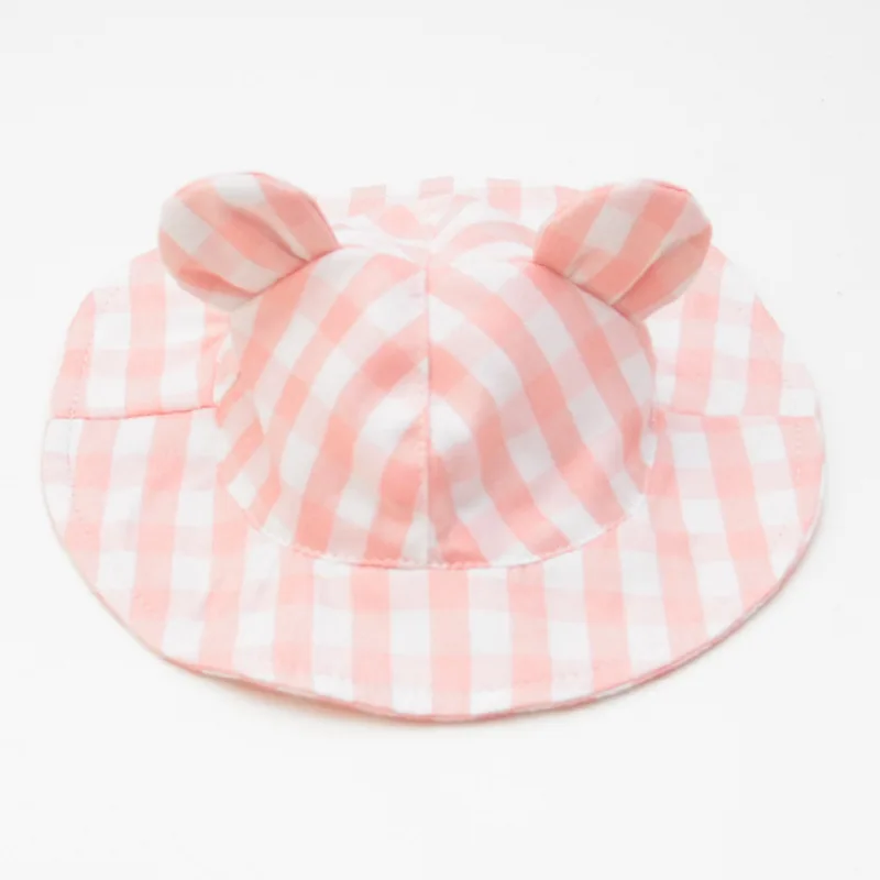 

Pet Hat Dog Cat Sun Hat Plaid Small Fresh And Cute Ear Accessories Pet Clothes Accessories Pet Hat