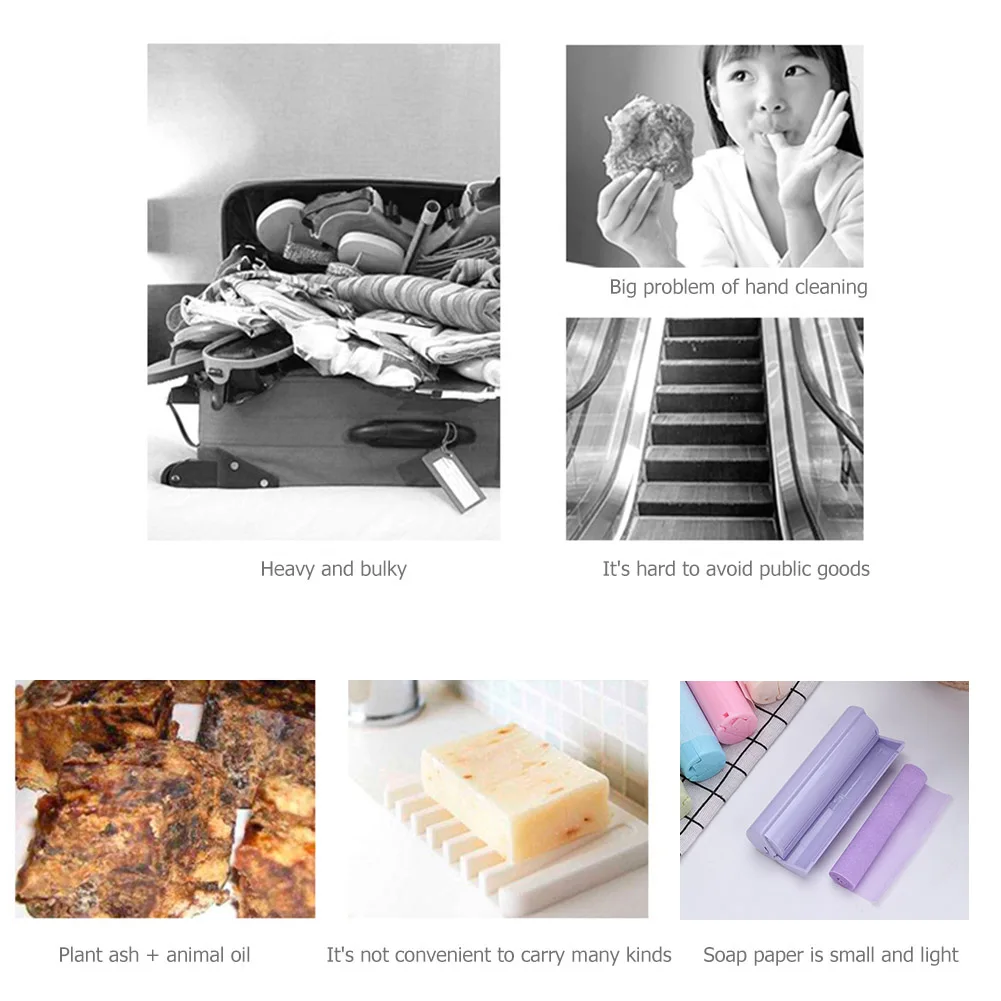 

Portable Travel Hand Wash Soap Paper Bath Skin Scented Roll Tissue Flakes Slice Washing Hand Bath Scented Slice Soap Sheets