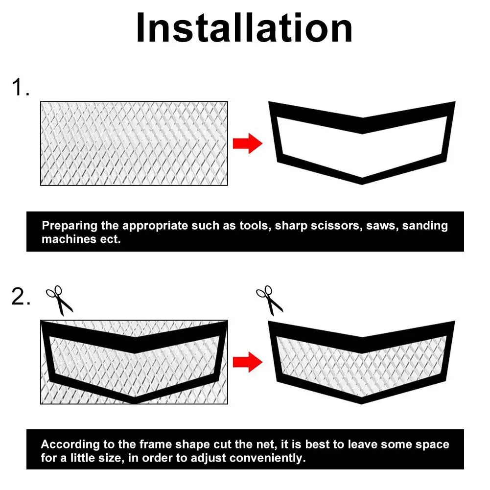 

Aluminum Alloy 40x13 Rhombic Grille Mesh Diamond Loading Modified Aluminum Mesh Black for Bumper Body Kit Fender Drop Shipping
