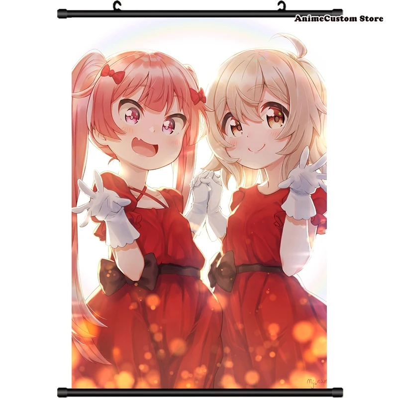 Аниме Watashi ni Tenshi ga Maiorita! Витка на стену в стиле фотографий украшение для дома -