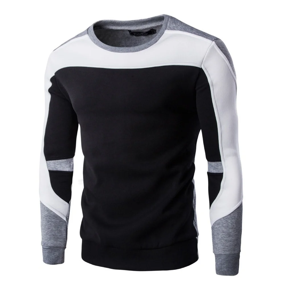 

Puimentiua 2021 Spring Autumn Men's Sweaters Guys Boys Cotton Hip-hop Patchwork Stitching Sweaters Male Casual Warm Sweater